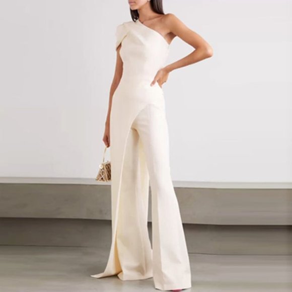Sexy One-Shoulder Women Elegant Jumpsuit - Picture 1 of 3